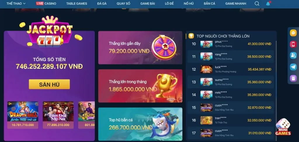 Sảnh Casino Trực Tiếp
